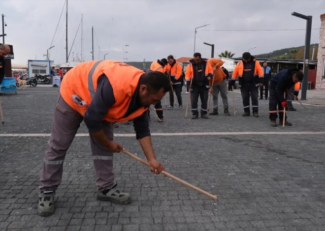 Ayvalık’ta Çöp ve İzmarit Ceza!